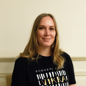 Portrait of Katarina Kozjek, member of the Vikra chamber choir