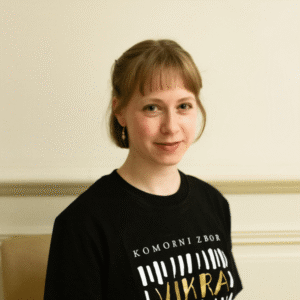 Portrait of Lucija Lorenzutti, member of the Vikra chamber choir