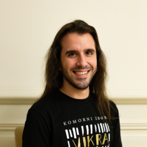 Portrait of Paolo Leonardi, member of the Vikra chamber choir