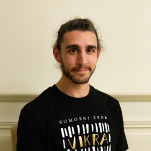 Portrait of Rocco Pascale, member of the Vikra chamber choir